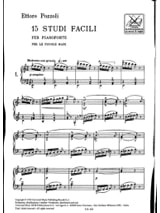 15 Studi Facili - Piano - Ettore Pozzoli - Partition - Piano